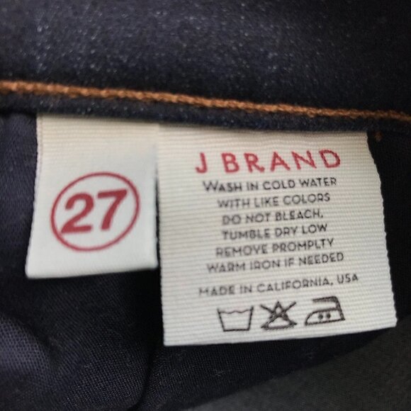 J BRAND 'STARLESS’ JEAN LEGGINGS, Dark blue Low-rise, stretch mid weight 27x30 - Picture 14 of 15